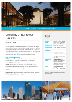 University of St. Thomas – Houston
