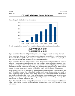 Midterm Solutions - Stanford University