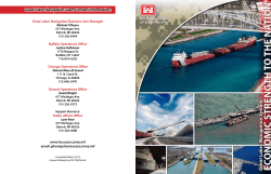 Great Lakes Navigation System: Economic Strength to the Nation