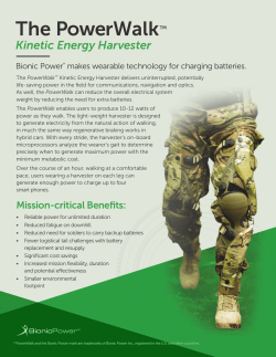 The PowerWalk&trade;