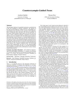 Counterexample-Guided Focus