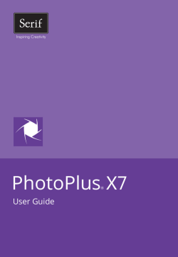 PhotoPlus X7 User Guide
