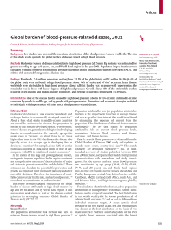 Global burden of blood-pressure