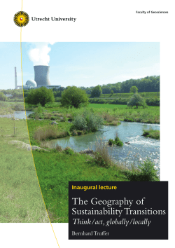 The Geography of Sustainability Transitions