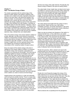 Chapter 17 Vajra: The Wisdom Energy of Water The wisdom