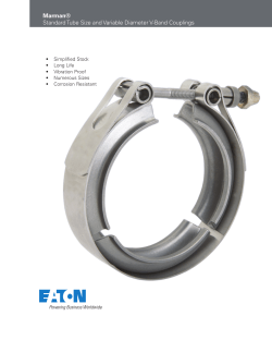 Marman&reg; Standard Tube Size and Variable Diameter V