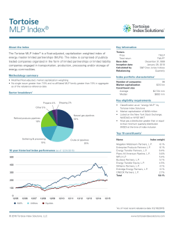 Tortoise MLP Index - Tortoise Index Solutions