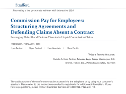 Commission Pay for Employees