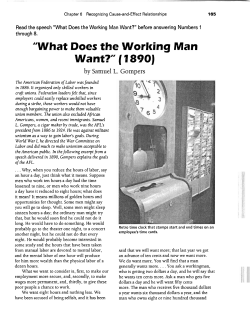 "What Does the Worlcing Man Want?" ( 1890)
