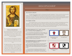 Discipleship tri-fold.pages - Light of the World Roman Catholic Church