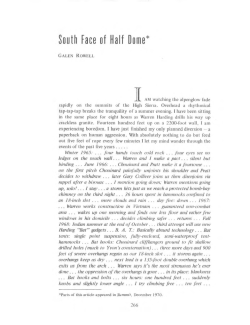 South Face of Half Dome