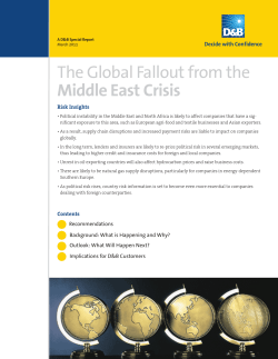 The Global Fallout from the Middle East Crisis