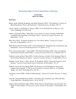 The Dynamic Impact of Variety among Means on