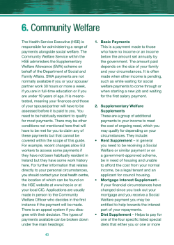 6. Community Welfare