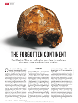 THE FORGOTTEN CONTINENT