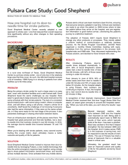 Pulsara Case Study: Good Shepherd