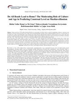 Do All Roads Lead to Rome? The Moderating Role of Culture and