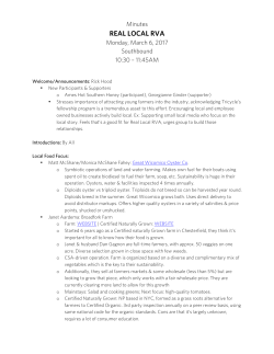 Minutes - Real Local RVA