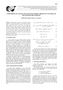 comparison of linear and nonlinear model predictive control of