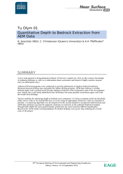 Quantitative Depth to Bedrock Extraction from AEM Data