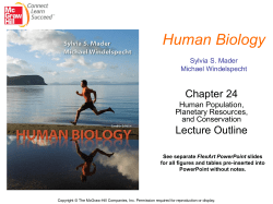 chapt24_lecture Human Population