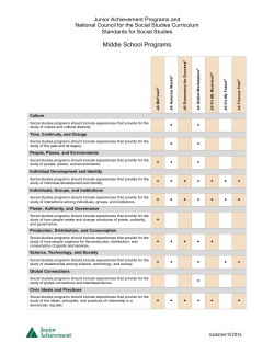 NCSS Social Studies Standards