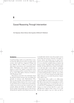 Causal Reasoning Through Intervention