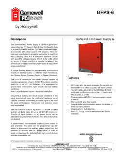 GFPS-6 - Gamewell-FCI