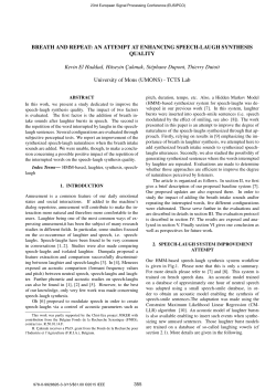Breath and Repeat: An Attempt At Enhancing Speech