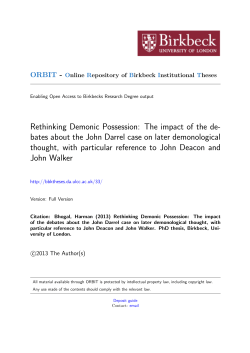 - Online Repository of Birkbeck Institutional Theses