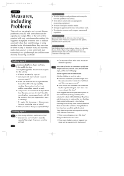 Measures, including Problems - Pearson Schools and FE Colleges
