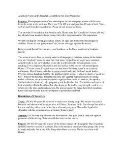 Audition Pieces for Steel Magnolias