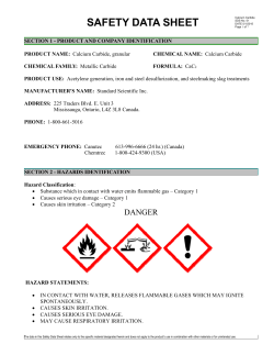 safety data sheet