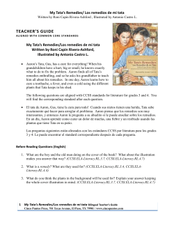 teacher`s guide - Cinco Puntos Press