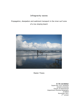 Infragravity waves - Utrecht University Repository