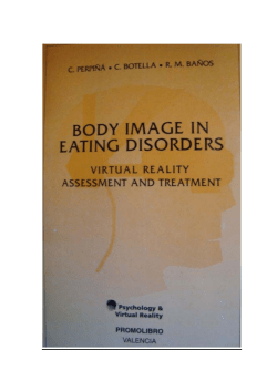 body image in eating disorders. virtual