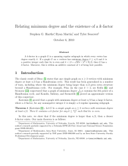 Relating minimum degree and the existence of a k-factor