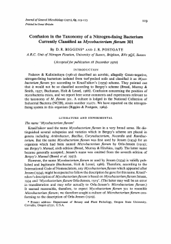 Confusion in the Taxonomy of a Nitrogen