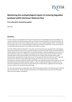 May 2014 - Dartmoor National Park