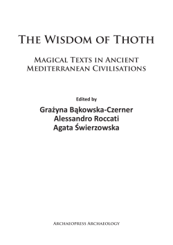 The Wisdom of Thoth