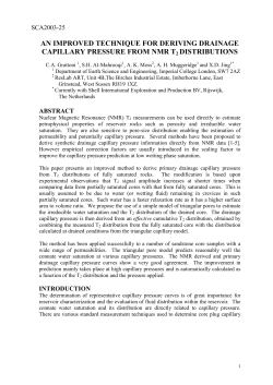 an improved technique for deriving drainage capillary pressure from