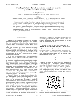 Bounding of effective thermal conductivities of multiscale materials