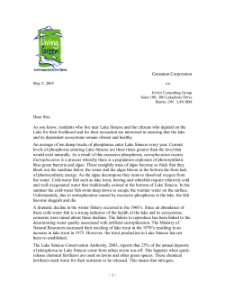1- Geranium Corporation Dear Sirs: As you know, residents who live