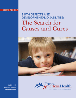 The Search for Causes and Cures