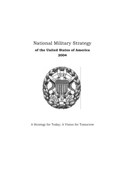 National Military Strategy