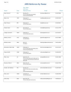 AMS Referees by Name