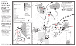 savanna portage state park summer map