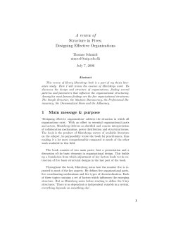 A review of Structure in Fives - Challenges to Software Development