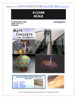 12186 scale - Captioned Media Program