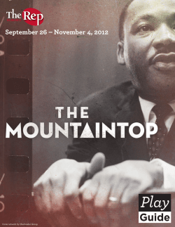 The Mountaintop - Milwaukee Repertory Theater